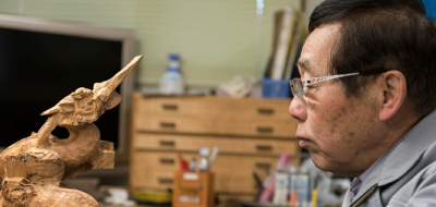 彫刻職人　東彫刻　東勝廣