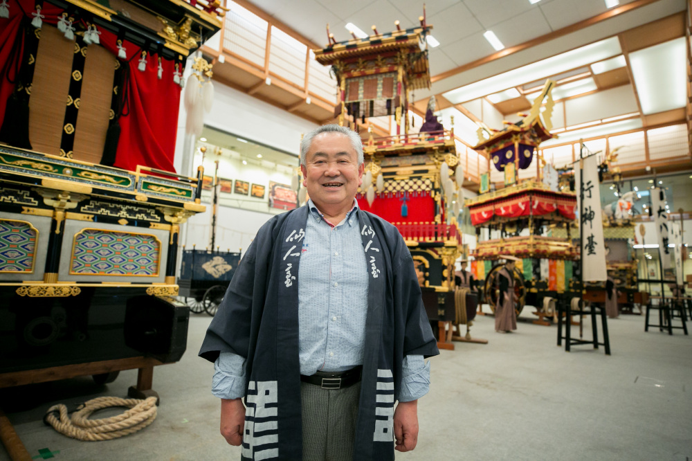 高山屋台保存会庶務理事寺地 亮平 氏