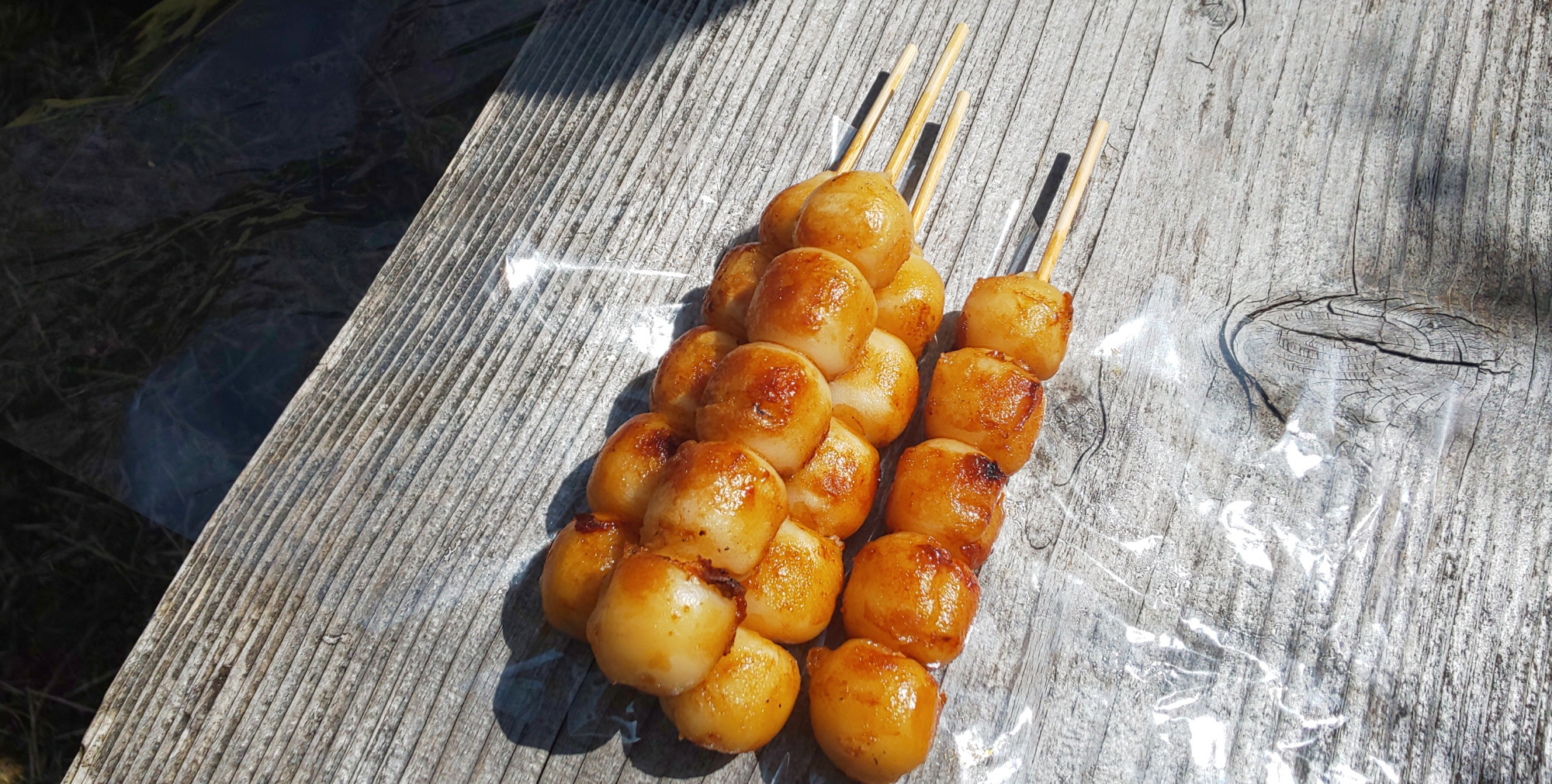 飛騨高山名物みだらしだんごもあります。