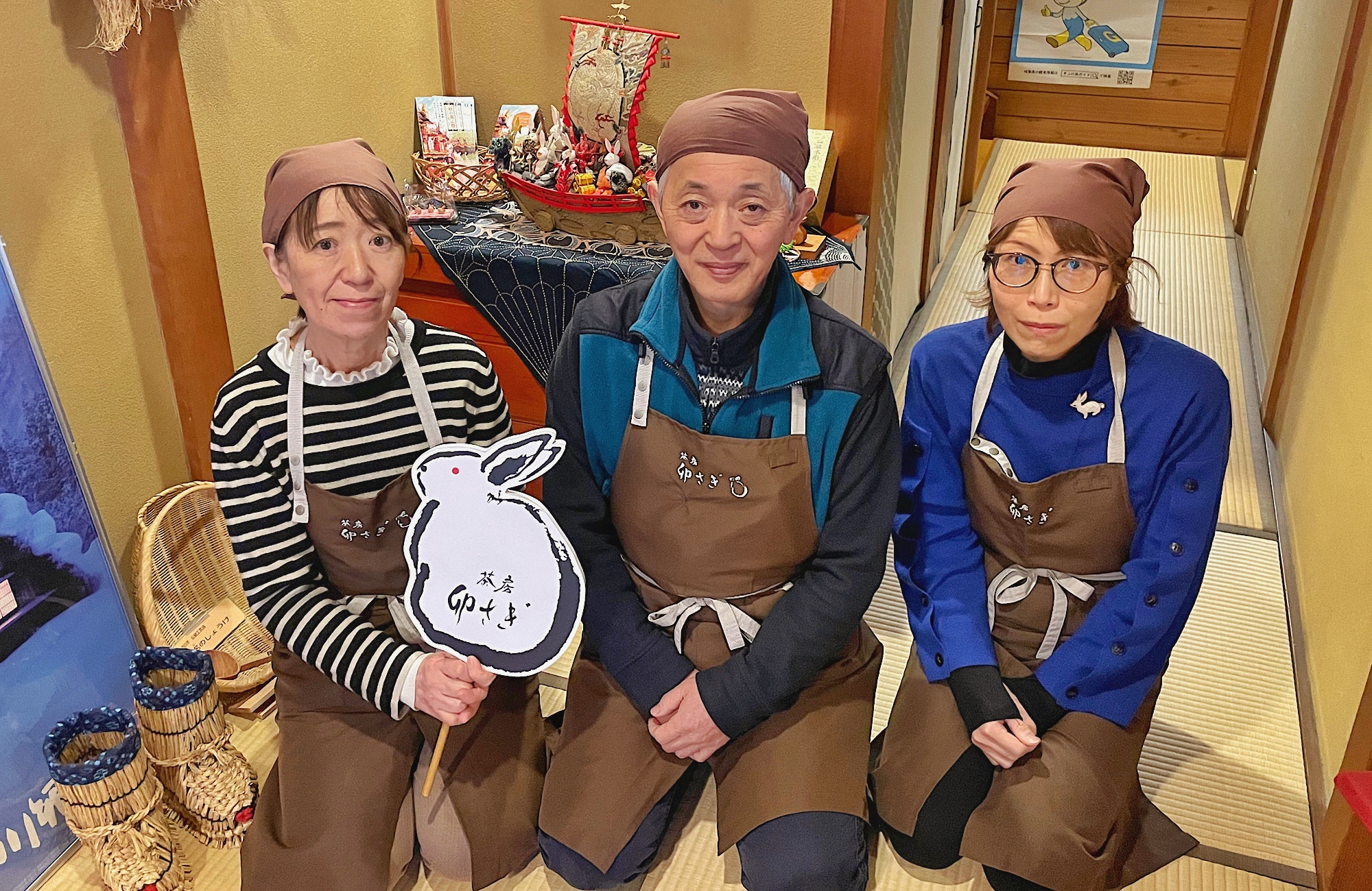 温かく迎えてくれるスタッフの方々