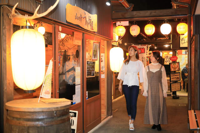 ライトアップ、灯火ともる夜の町並み…大人の風情を楽しむ夜の飛騨高山+散策の後は人気ナイトスポットでお楽しみ！（4時間）