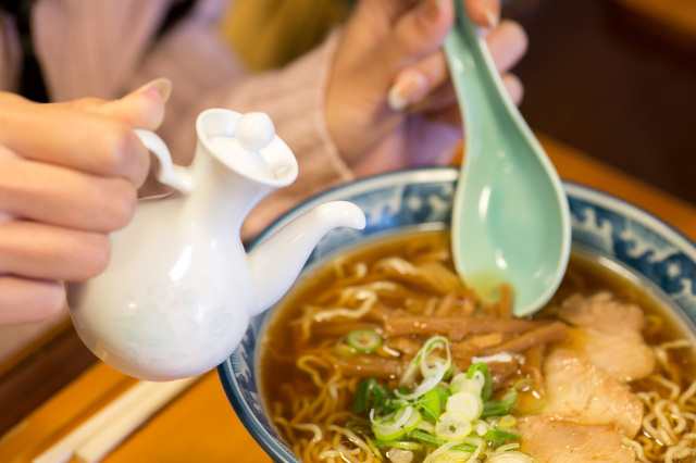 味変にお酢をトッピング