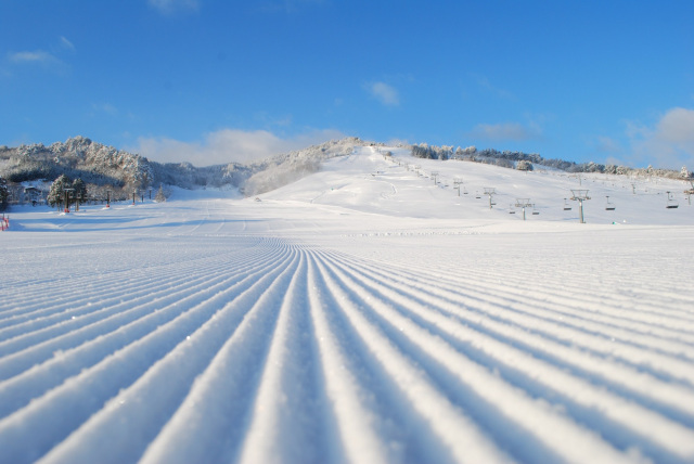 滑って感じる、飛騨の雪
