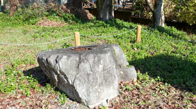 石橋廃寺塔心礎（日本遺産構成文化財）