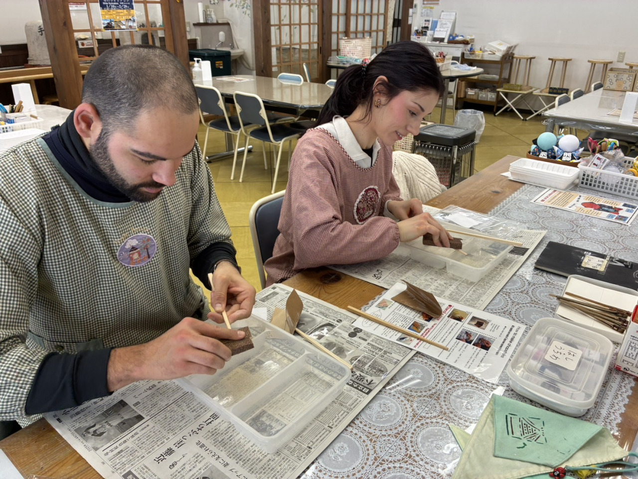 ヤスリを使って形を整えます！