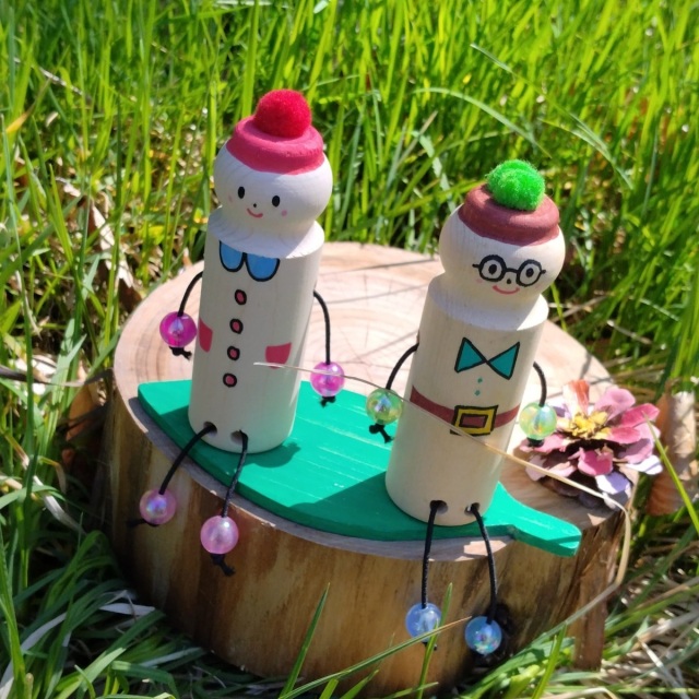 森の ” ゆらゆらこびと ” を作ろう